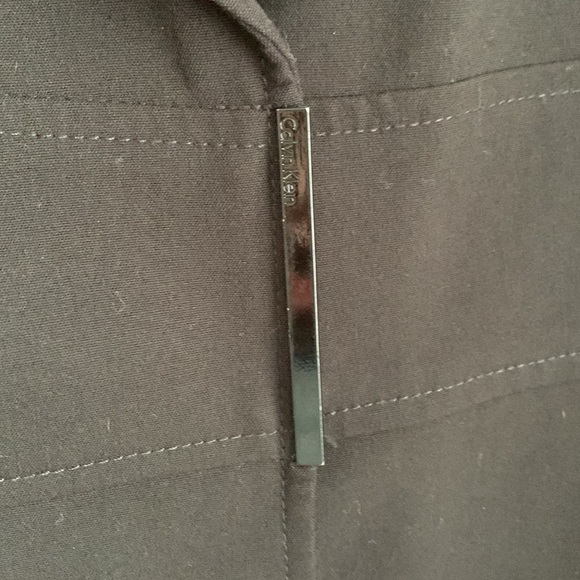 Calvin Klein suit skirt set size 10 polyester rayon spandex dry clean only - Picture 3 of 8